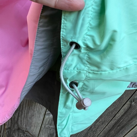 PUPPIE LOVE Windbreaker Mint, Pink & Gray Jacket Women’s XL NWT NEW - Picture 9 of 12